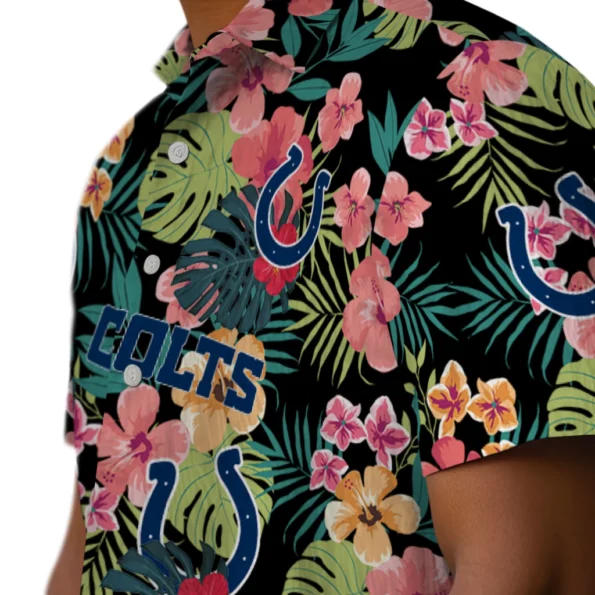 Indianapolis Colts Hawaiian Shirt Personalized Hibiscus Paradise Trendy Indianapolis Colts Hawaiian Shirt Personalized Hibiscus Paradise Trendy
