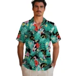Iowa Hawkeyes Hawaiian Shirt Custom Hibiscus Blossoms Black Best Selling