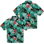 Iowa Hawkeyes Hawaiian Shirt Custom Hibiscus Blossoms Black Best Selling