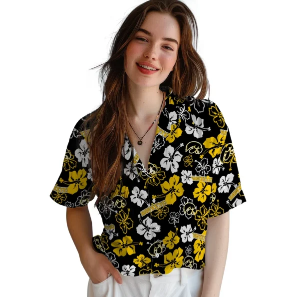 iowa-hawkeyes-hawaiian-shirt-hibiscus-flower-design-latest-model.webp