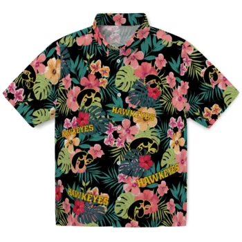 Iowa Hawkeyes Hawaiian Shirt Personalized Hibiscus Paradise Best Selling
