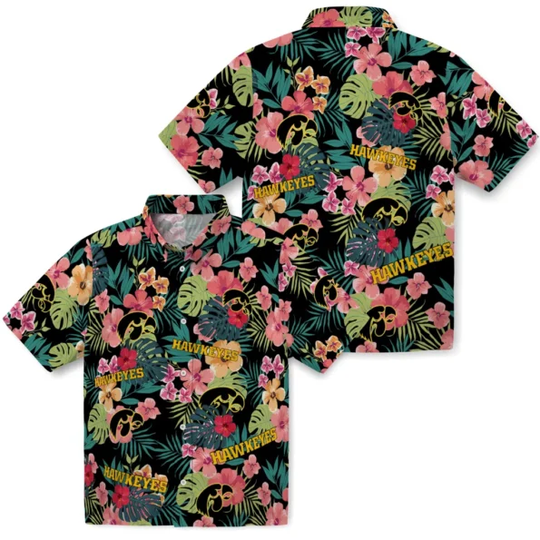 Iowa Hawkeyes Hawaiian Shirt Personalized Hibiscus Paradise High Quality Iowa Hawkeyes Hawaiian Shirt Personalized Hibiscus Paradise High Quality