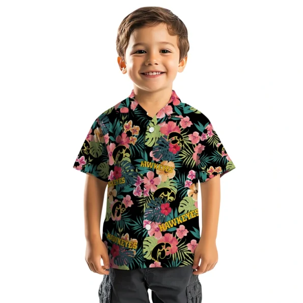 Iowa Hawkeyes Hawaiian Shirt Personalized Hibiscus Paradise Top Rated Iowa Hawkeyes Hawaiian Shirt Personalized Hibiscus Paradise Top Rated