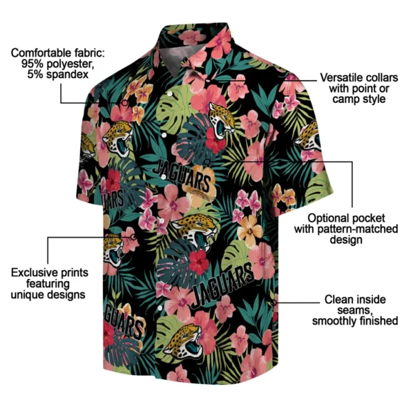 Jacksonville Jaguars Hawaiian Shirt Custom Hibiscus Paradise New Arrival