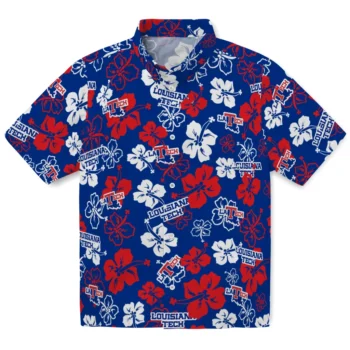 LA Tech Hawaiian Shirt - Tropical Floral Pattern