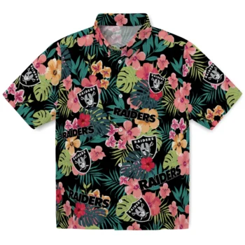 Las Vegas Raiders Hawaiian Shirt Personalized Hibiscus Paradise Best Selling