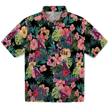 Los Angeles Angels Hawaiian Shirt Custom Hibiscus Paradise Best Selling