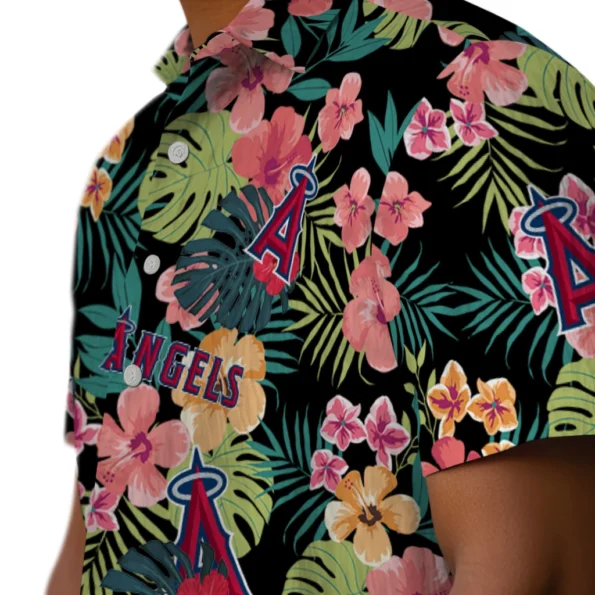 Los Angeles Angels Hawaiian Shirt Custom Hibiscus Paradise Trendy