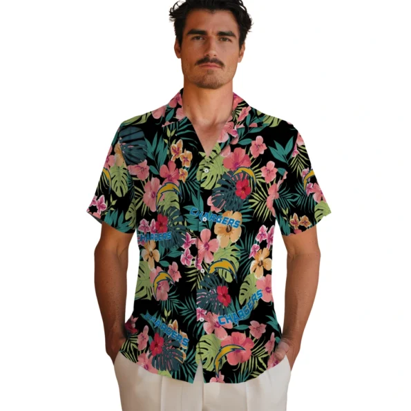 Los Angeles Chargers Hawaiian Shirt Custom Hibiscus Paradise Fashion Forward Los Angeles Chargers Hawaiian Shirt Custom Hibiscus Paradise Fashion Forward