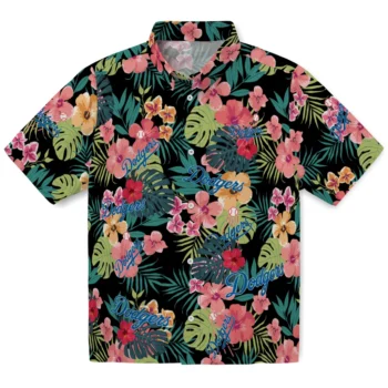 Los Angeles Dodgers Hawaiian Shirt Customized Hibiscus Paradise Best Selling