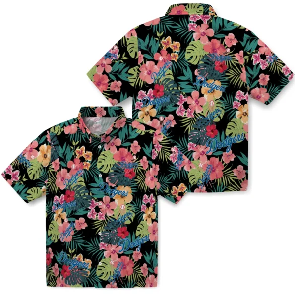Los Angeles Dodgers Hawaiian Shirt Customized Hibiscus Paradise High Quality Los Angeles Dodgers Hawaiian Shirt Customized Hibiscus Paradise High Quality