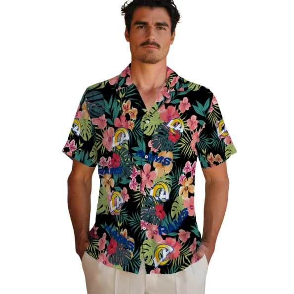 Los Angeles Rams Hawaiian Shirt Customized Hibiscus Paradise Fashion Forward Los Angeles Rams Hawaiian Shirt Customized Hibiscus Paradise Fashion Forward
