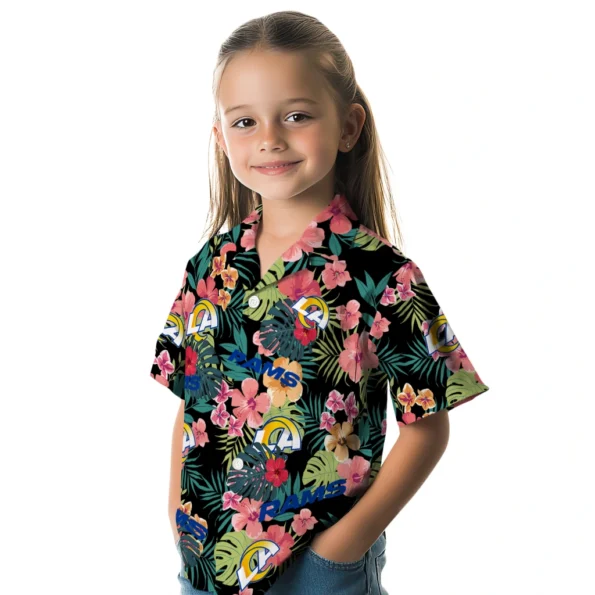 Los Angeles Rams Hawaiian Shirt Customized Hibiscus Paradise Premium Grade Los Angeles Rams Hawaiian Shirt Customized Hibiscus Paradise Premium Grade