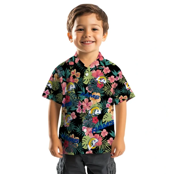 Los Angeles Rams Hawaiian Shirt Customized Hibiscus Paradise Top Rated Los Angeles Rams Hawaiian Shirt Customized Hibiscus Paradise Top Rated