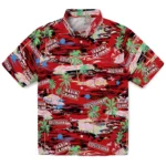 Louisiana Ragin' Cajuns Hawaiian Shirt - Tropical Palms 1 louisiana-ragin-cajuns-hawaiian-shirt-hawaii-island-best-selling.webp