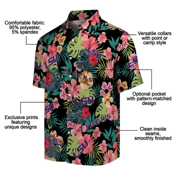 Lsu Tigers Hawaiian Shirt Custom Hibiscus Paradise New Arrival Lsu Tigers Hawaiian Shirt Custom Hibiscus Paradise New Arrival