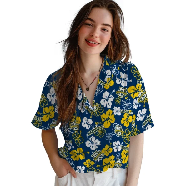 marquette-golden-eagles-hawaiian-shirt-hibiscus-flower-design-latest-model.webp