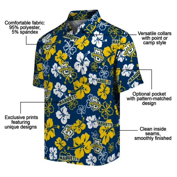 marquette-golden-eagles-hawaiian-shirt-hibiscus-flower-design-new-arrival.webp