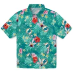 Miami Dolphins Hawaiian Shirt - Custom Hibiscus Blossoms Aqua 1 Miami Dolphins Hawaiian Shirt Custom Hibiscus Blossoms Aqua Best Selling