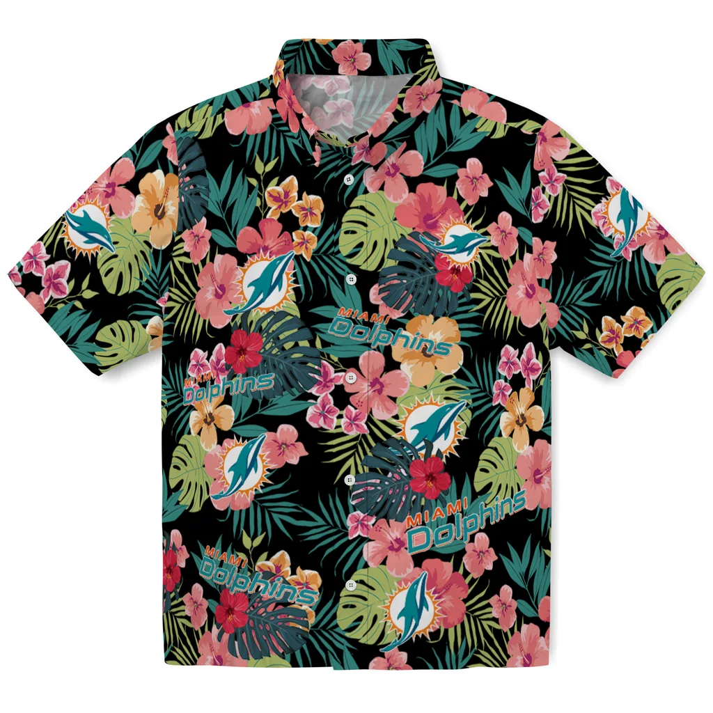 Miami Dolphins Hawaiian Shirt Personalized Hibiscus Paradise Best Selling Miami Dolphins Hawaiian Shirt Personalized Hibiscus Paradise Best Selling