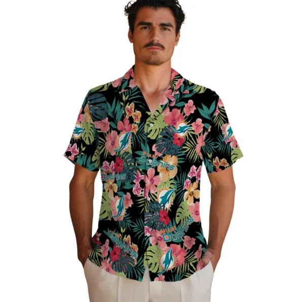 Miami Dolphins Hawaiian Shirt Personalized Hibiscus Paradise Fashion Forward Miami Dolphins Hawaiian Shirt Personalized Hibiscus Paradise Fashion Forward