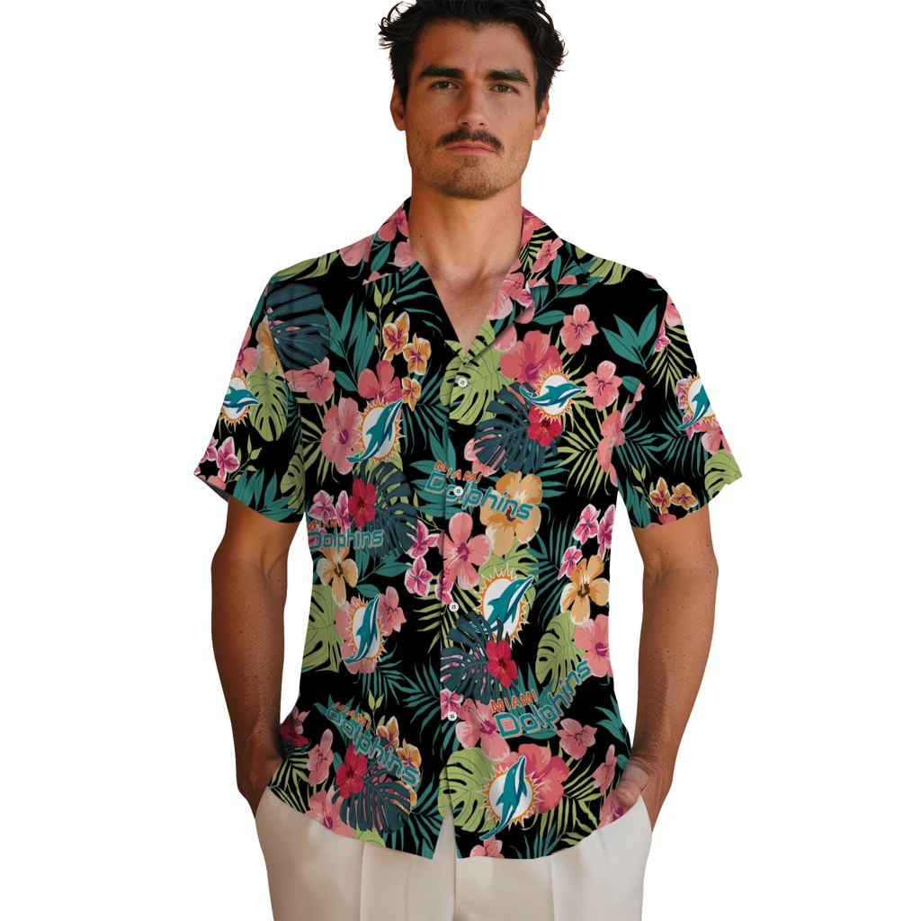 Miami Dolphins Hawaiian Shirt Personalized Hibiscus Paradise Fashion Forward Miami Dolphins Hawaiian Shirt Personalized Hibiscus Paradise Fashion Forward