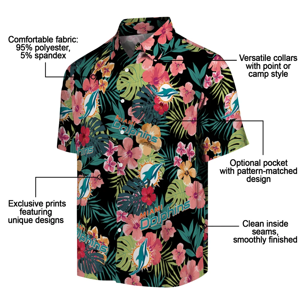 Miami Dolphins Hawaiian Shirt Personalized Hibiscus Paradise New Arrival Miami Dolphins Hawaiian Shirt Personalized Hibiscus Paradise New Arrival