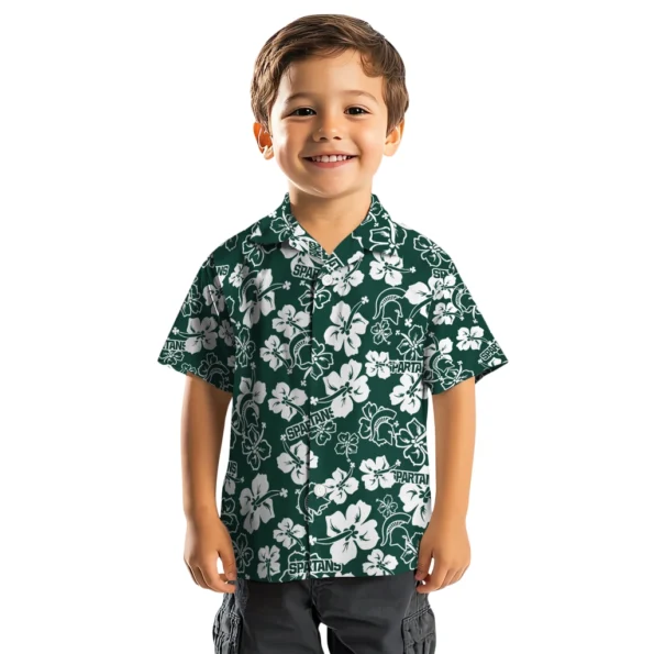 michigan-state-spartans-hawaiian-shirt-hibiscus-flower-design-top-rated.webp