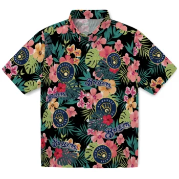 Milwaukee Brewers Hawaiian Shirt Custom Hibiscus Paradise Best Selling