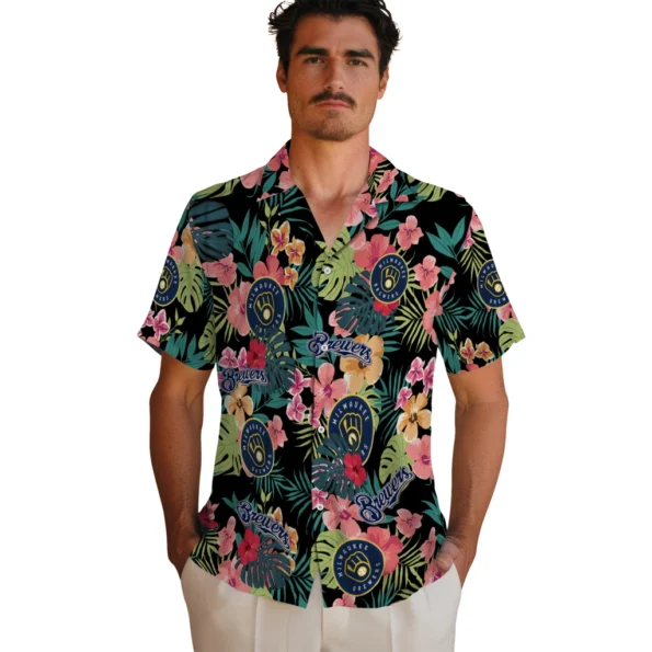 Milwaukee Brewers Hawaiian Shirt Custom Hibiscus Paradise Fashion Forward Milwaukee Brewers Hawaiian Shirt Custom Hibiscus Paradise Fashion Forward