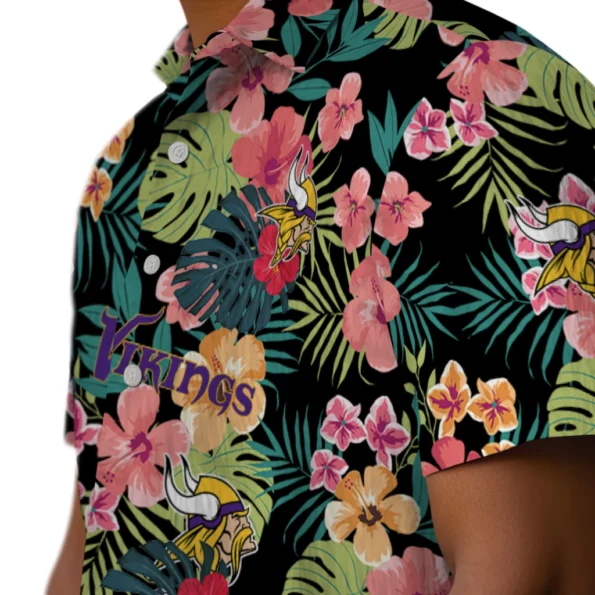 Minnesota Vikings Hawaiian Shirt Custom Hibiscus Paradise Trendy Minnesota Vikings Hawaiian Shirt Custom Hibiscus Paradise Trendy
