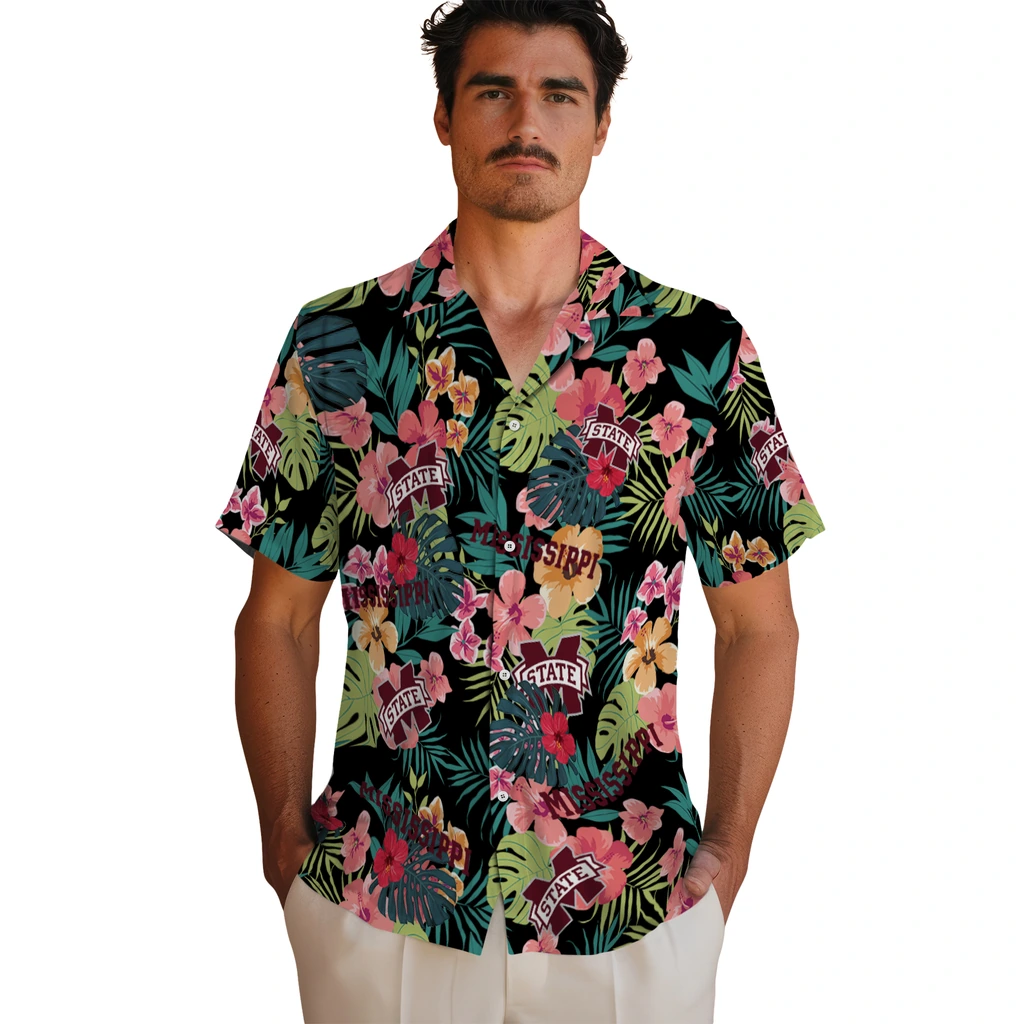Mississippi State Bulldogs Hawaiian Shirt Personalized Hibiscus Paradise Fashion Forward Mississippi State Bulldogs Hawaiian Shirt Personalized Hibiscus Paradise Fashion Forward