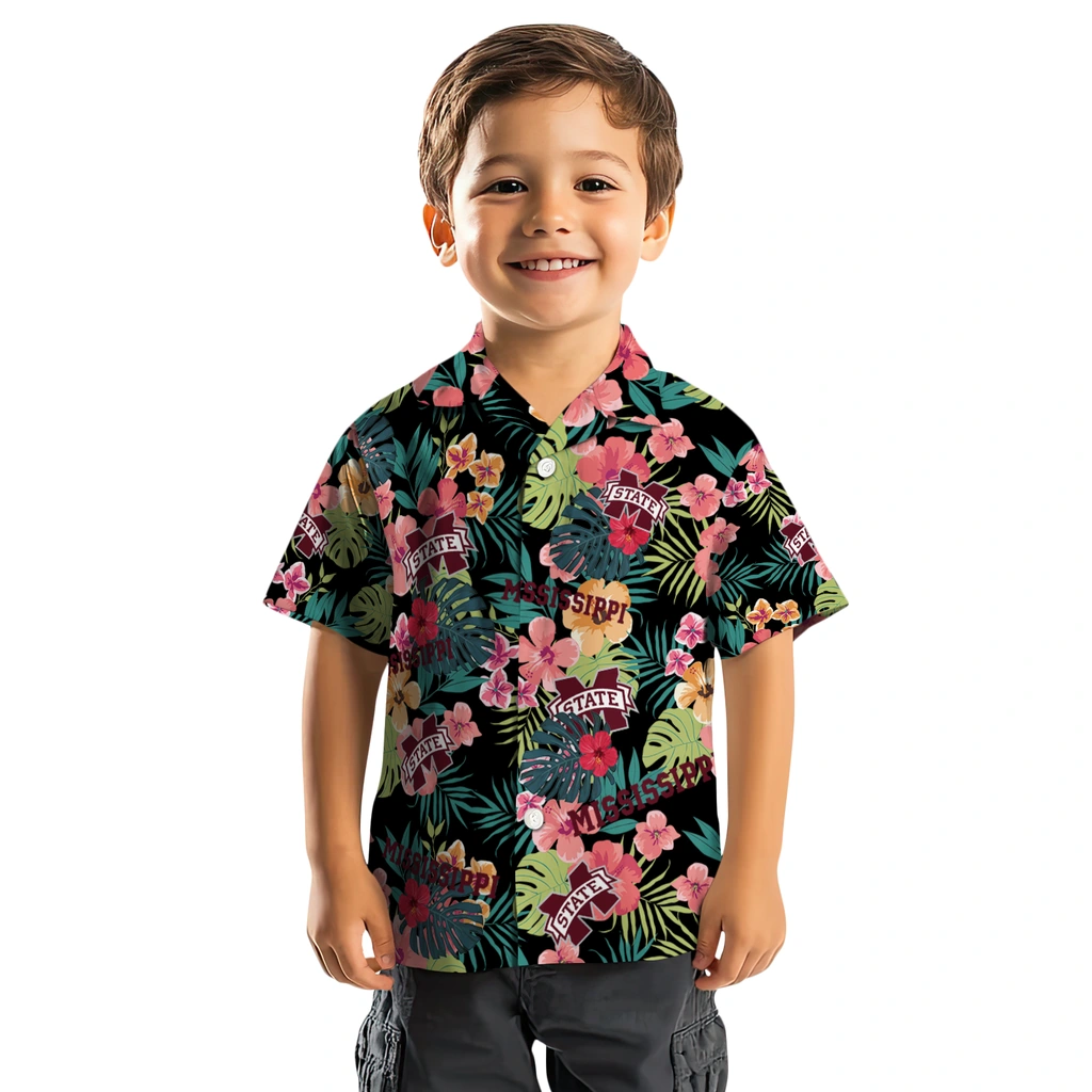 Mississippi State Bulldogs Hawaiian Shirt Personalized Hibiscus Paradise Top Rated Mississippi State Bulldogs Hawaiian Shirt Personalized Hibiscus Paradise Top Rated