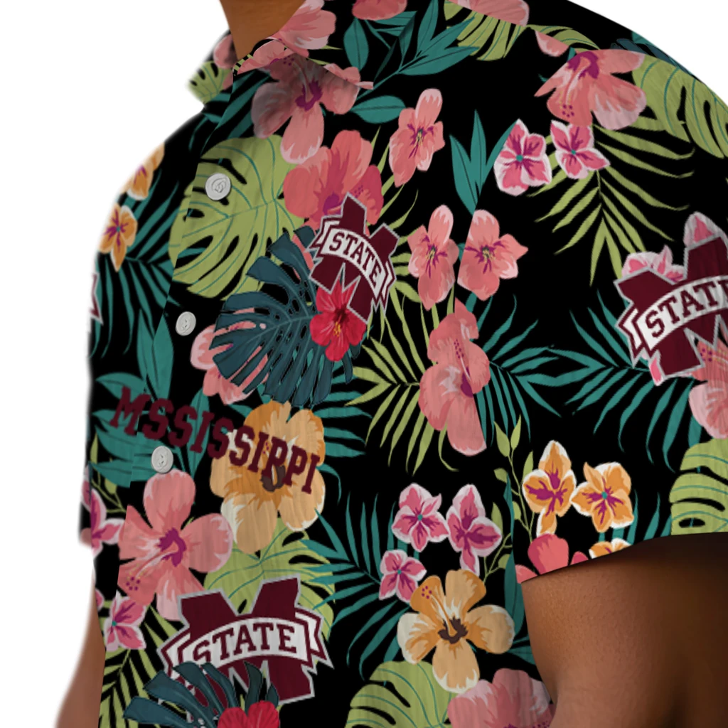 Mississippi State Bulldogs Hawaiian Shirt Personalized Hibiscus Paradise Trendy Mississippi State Bulldogs Hawaiian Shirt Personalized Hibiscus Paradise Trendy