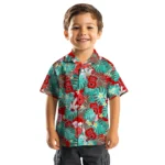 Nc State Wolfpack Hawaiian Shirt Customized Hibiscus Blossoms Red Best Selling