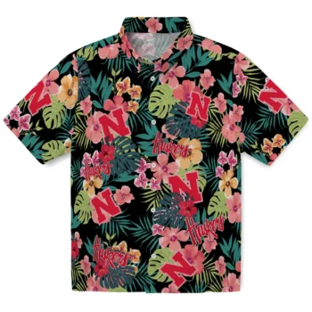 Nebraska Cornhuskers Hawaiian Shirt Customized Hibiscus Paradise Best Selling