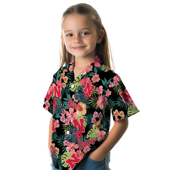 Nebraska Cornhuskers Hawaiian Shirt Customized Hibiscus Paradise Premium Grade Nebraska Cornhuskers Hawaiian Shirt Customized Hibiscus Paradise Premium Grade