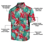 Nebraska Cornhuskers Hawaiian Shirt Personalized Hibiscus Blossoms Red Best Selling