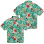 New Orleans Saints Hawaiian Shirt Custom Hibiscus Blossoms Gold Best Selling