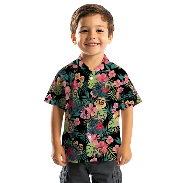 New Orleans Saints Hawaiian Shirt Personalized Hibiscus Paradise Top Rated