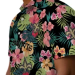 New Orleans Saints Hawaiian Shirt Personalized Hibiscus Paradise Best Selling