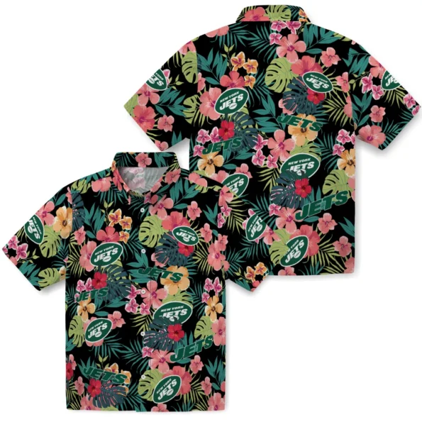 New York Jets Hawaiian Shirt Customized Hibiscus Paradise High Quality