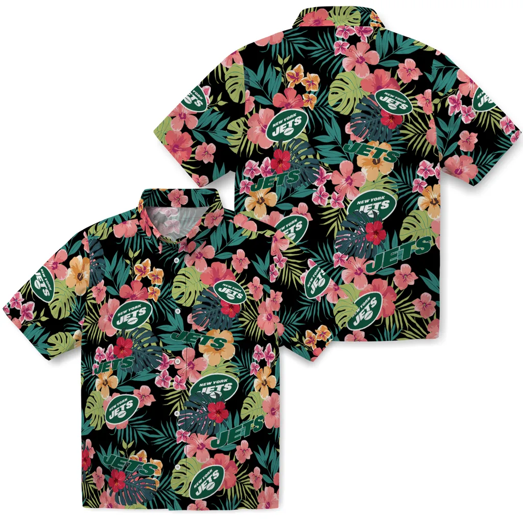 New York Jets Hawaiian Shirt Customized Hibiscus Paradise High Quality New York Jets Hawaiian Shirt Customized Hibiscus Paradise High Quality
