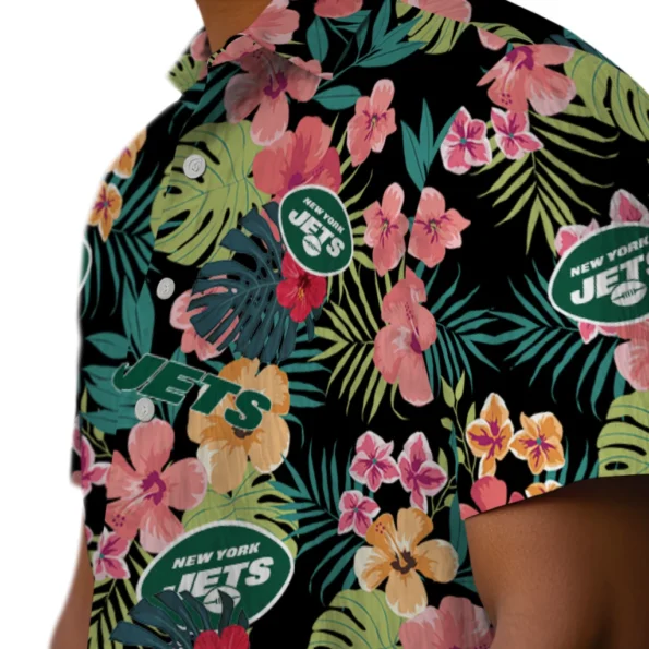 New York Jets Hawaiian Shirt Customized Hibiscus Paradise Trendy