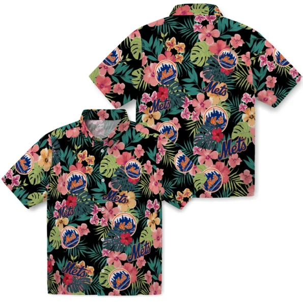 New York Mets Hawaiian Shirt Personalized Hibiscus Paradise High Quality New York Mets Hawaiian Shirt Personalized Hibiscus Paradise High Quality