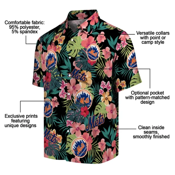 New York Mets Hawaiian Shirt Personalized Hibiscus Paradise New Arrival New York Mets Hawaiian Shirt Personalized Hibiscus Paradise New Arrival