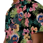 New York Mets Hawaiian Shirt Personalized Hibiscus Paradise Best Selling