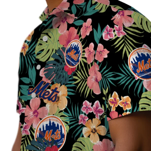 New York Mets Hawaiian Shirt Personalized Hibiscus Paradise Trendy New York Mets Hawaiian Shirt Personalized Hibiscus Paradise Trendy