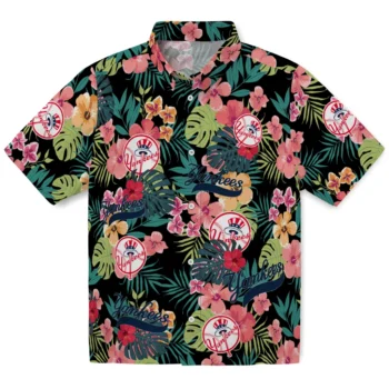 New York Yankees Hawaiian Shirt Custom Hibiscus Paradise Best Selling