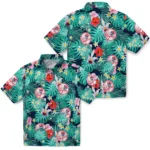 New York Yankees Hawaiian Shirt Customized Hibiscus Blossoms Navy Best Selling